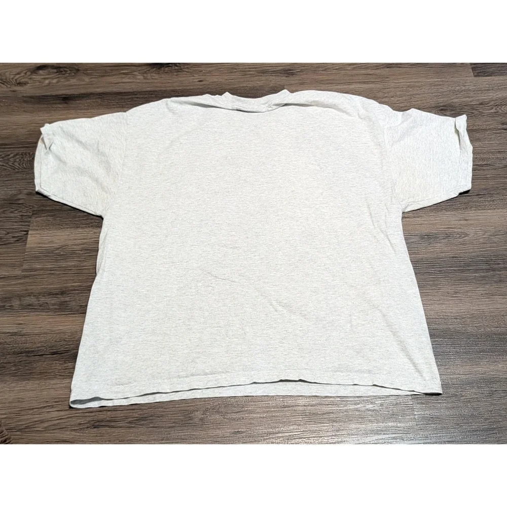 Champion Yale University Graphic T-Shirt Heather Gray Mens XXL Ivy League Crest - Picture 2 of 6